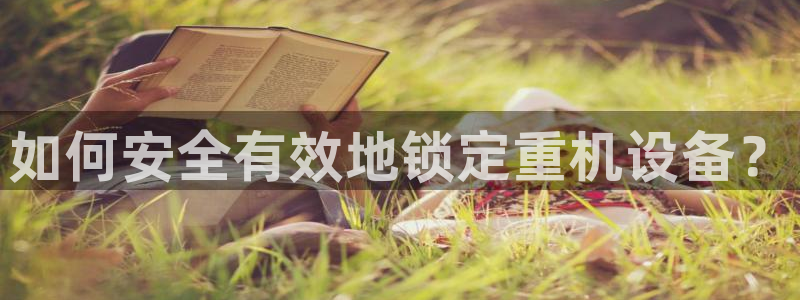 顺盈娱乐 找86555：如何安全有效地锁定重机设备？