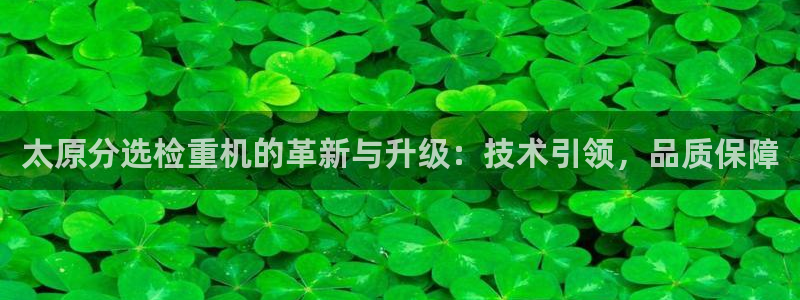 顺盈娱乐代理怎么样了：太原分选检重机的革新与升级：技术引领，