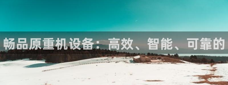 顺盈娱乐下载手机版：畅品原重机设备：高效、智能、可靠的