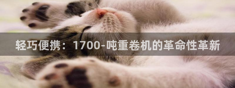 顺盈平台娱乐怎么样啊：轻巧便携：1700-吨重卷机的革命性革
