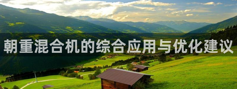 顺盈娱乐找382223：朝重混合机的综合应用与优化建议